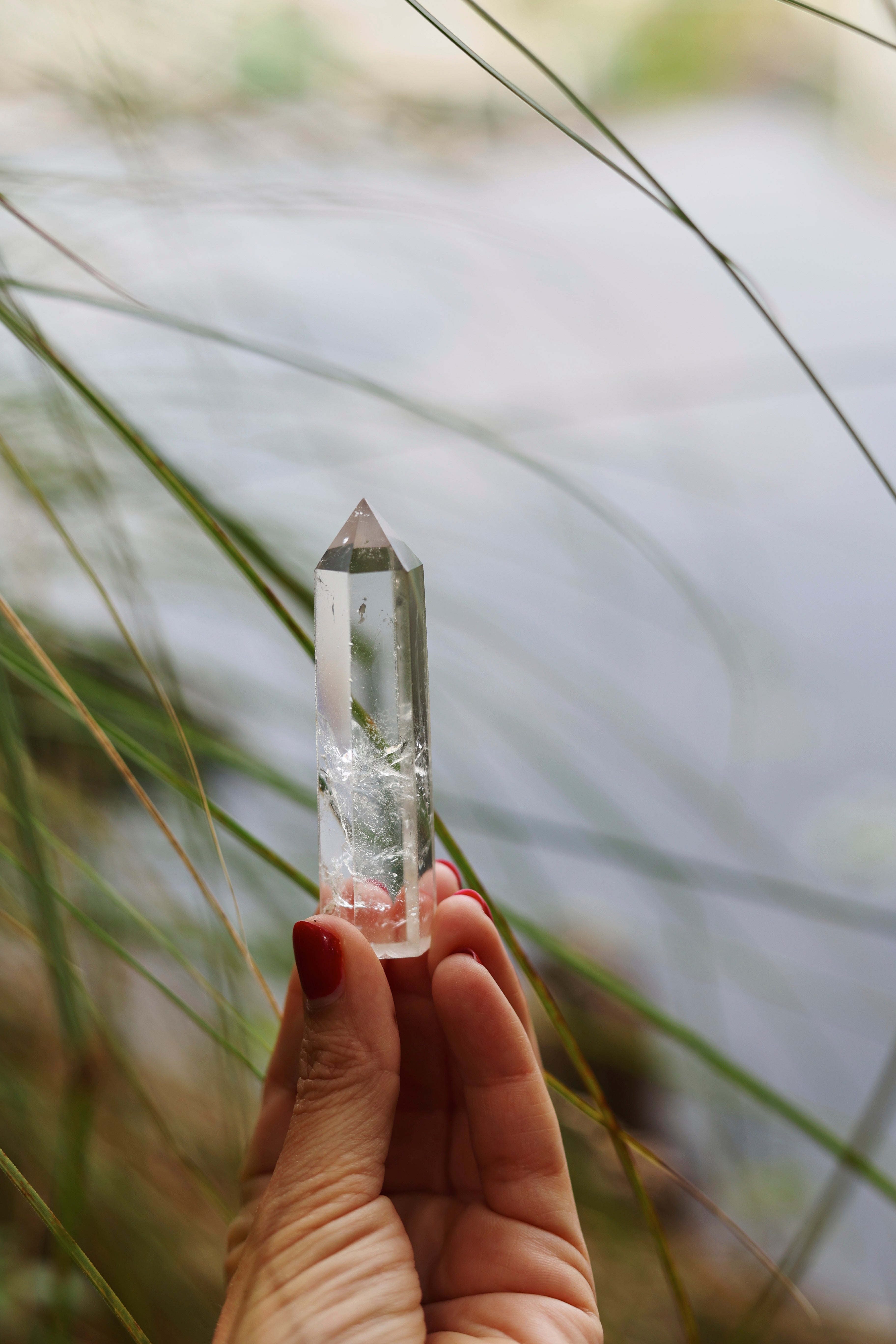Pointe Quartz de l'Himalaya • Trésor d'Inde