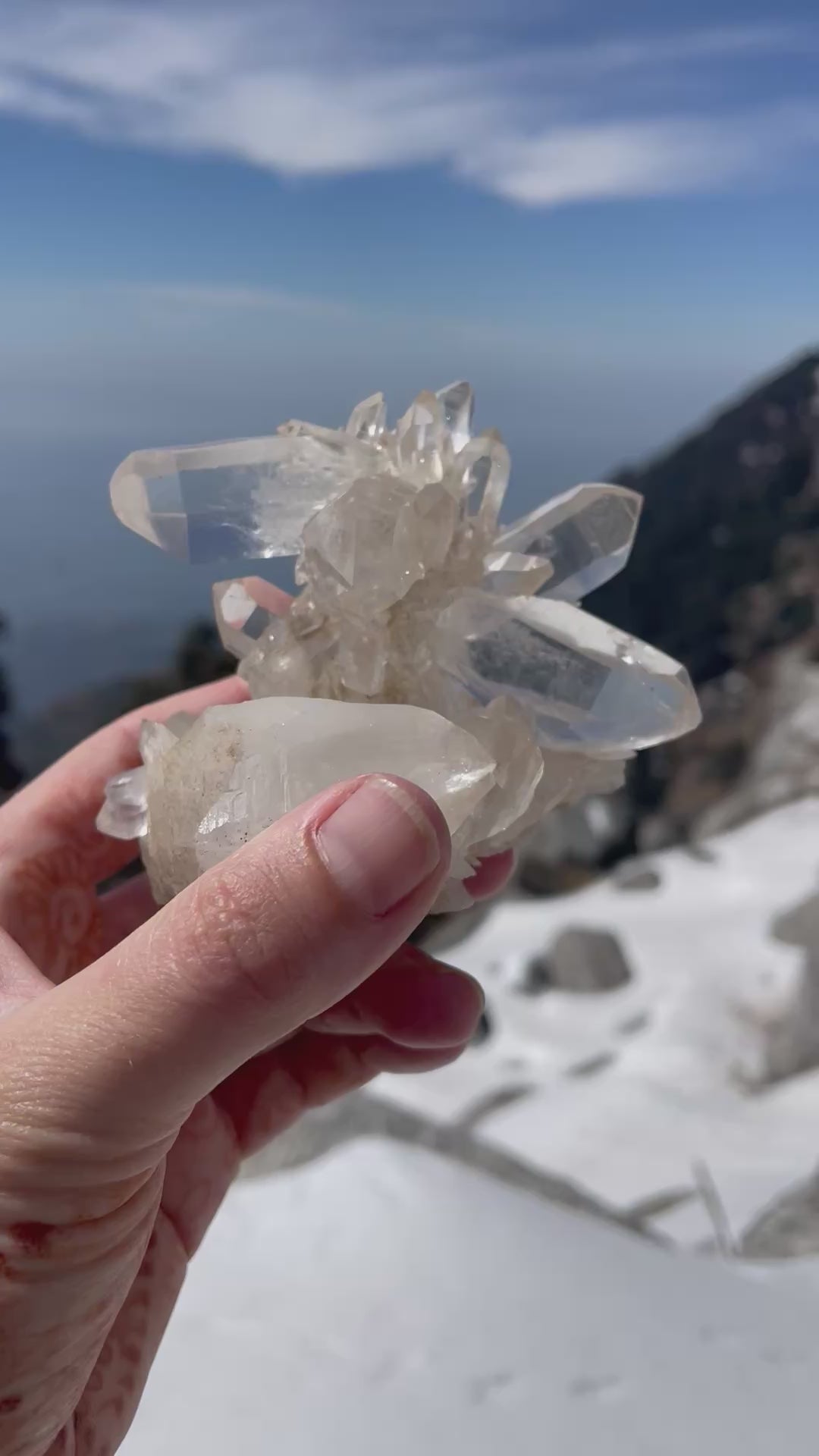Géode de quartz de l'Himalaya • Exceptionnelle